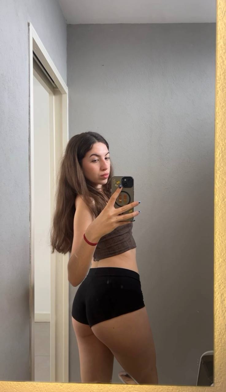 Amber in her underwear in Libreville