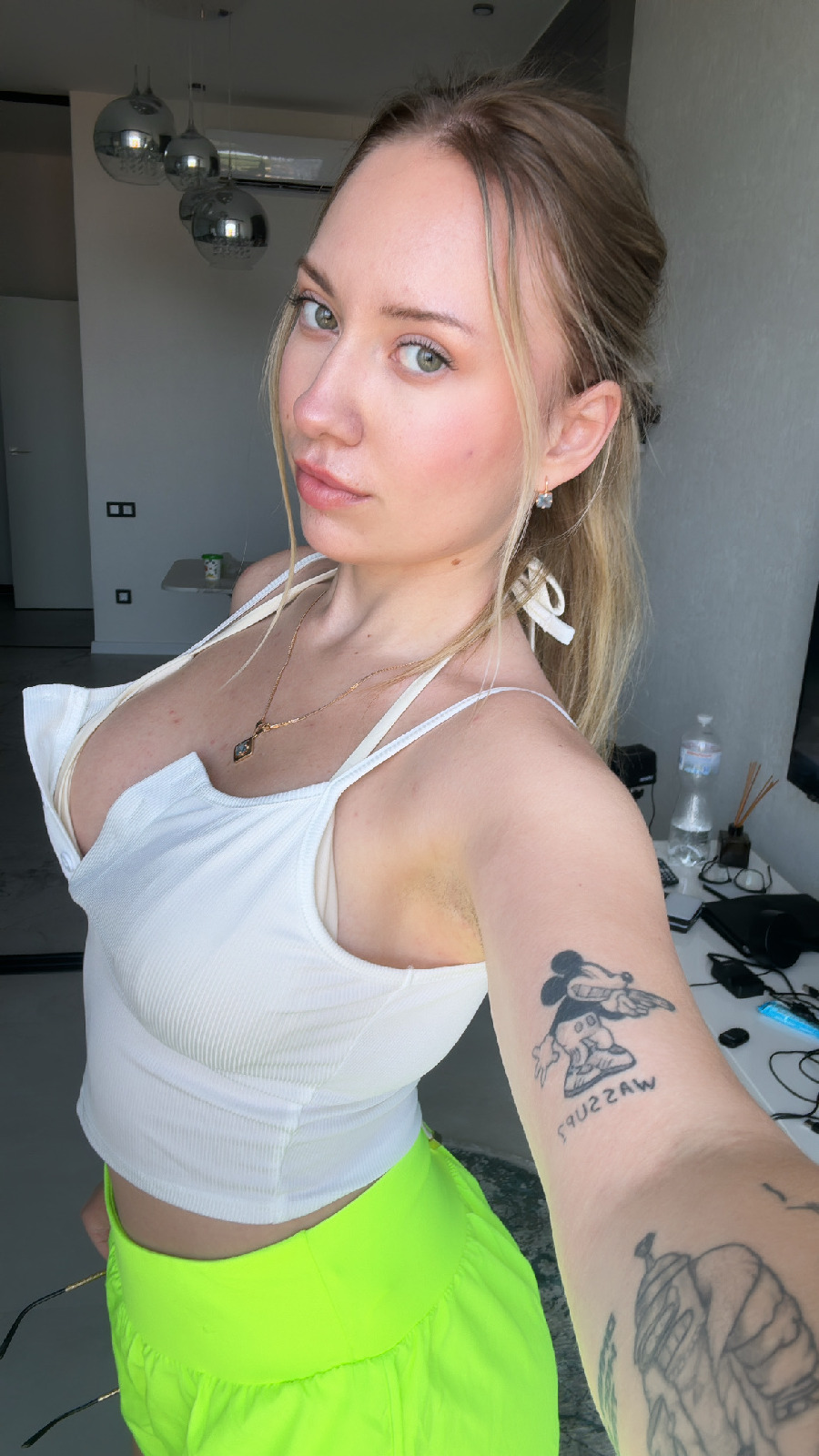 KateV in her underwear in Libreville